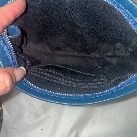 Coach Vintage Navy Blue Clutch - Picture 6 of 13